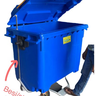 660L foot pedal step on mobile garbage bin recycle bin dustbin waste bin ash can trash bin litter bin 3R bin manufacturer/harga kilang pengilang pengeluar 660L tong sampah beroda pemijak berpijak mudah alih kitar semula alam sekitar heavy duty tahan lama